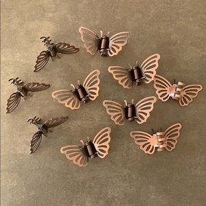 🦋20 Metal Butterfly Small Hair Clips